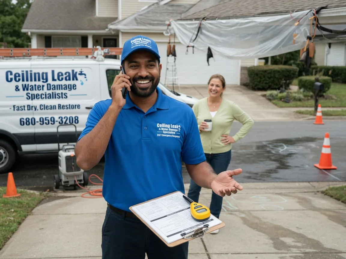 Ceiling Leak Cleanup Amonate, VA FAQs
